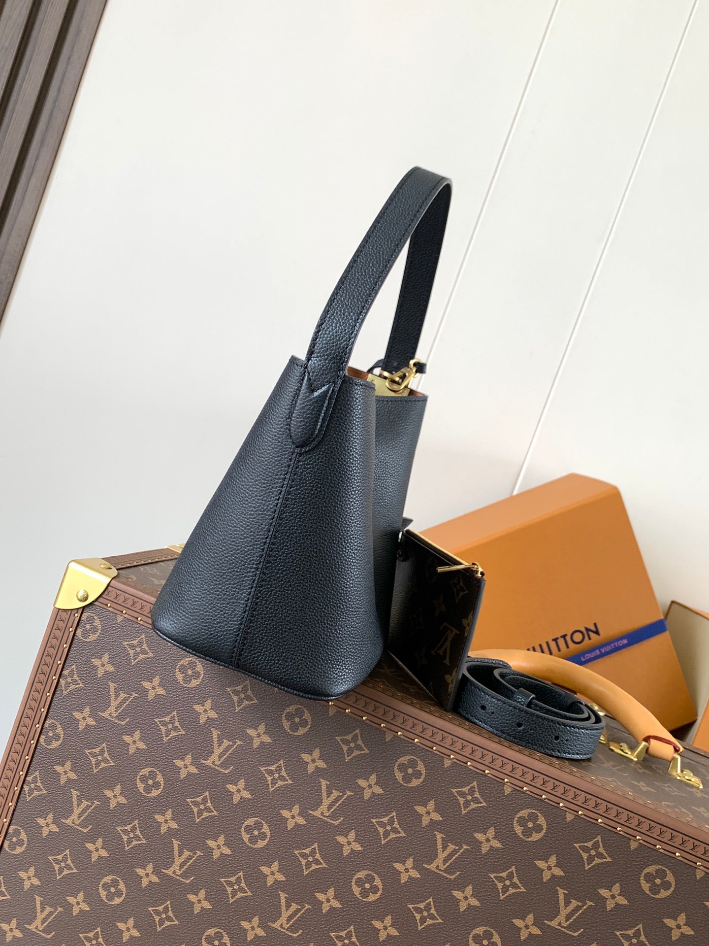 LV Low Key All In BB 16cm Black Cowhide GHW mysite