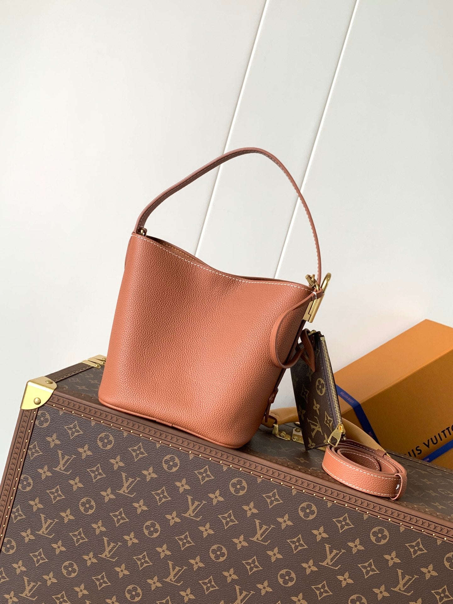 LV Low Key All In BB 16cm Brown Cowhide GHW mysite
