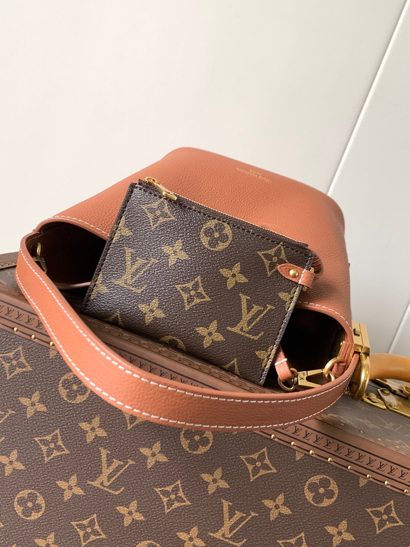 LV Low Key All In BB 16cm Brown Cowhide GHW mysite