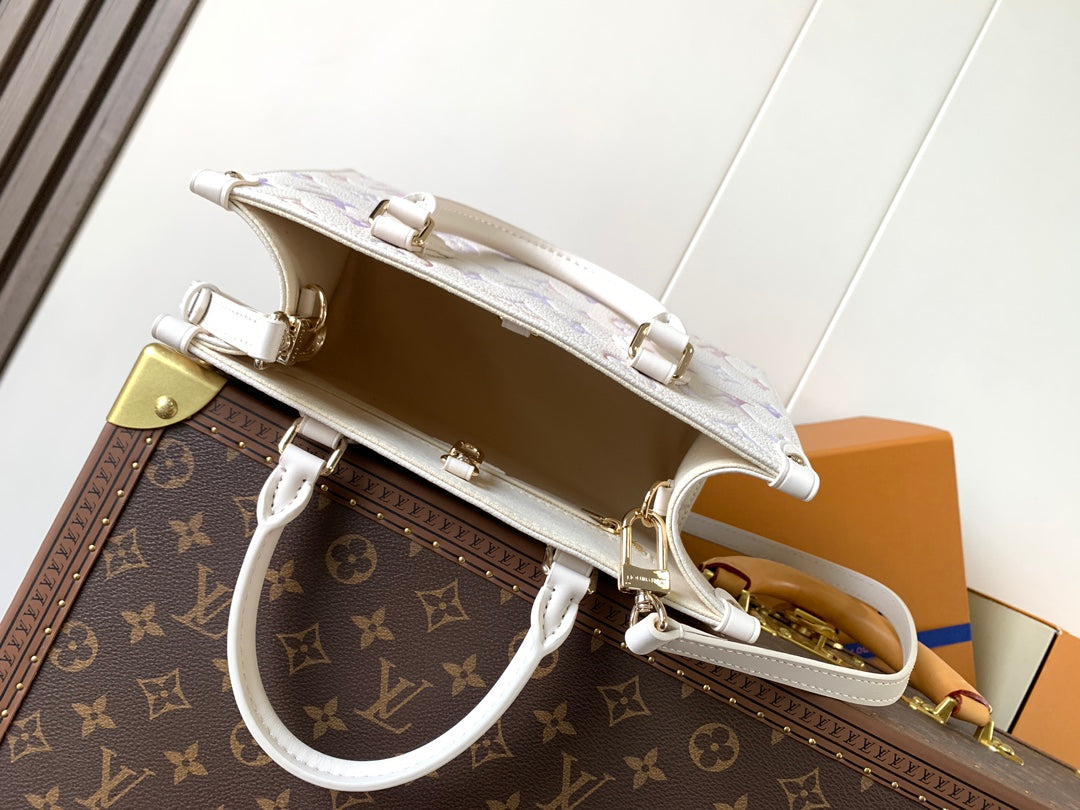 LV OnTheGo PM  Dream Monogram Embossed Cowhide-Light GHW mysite