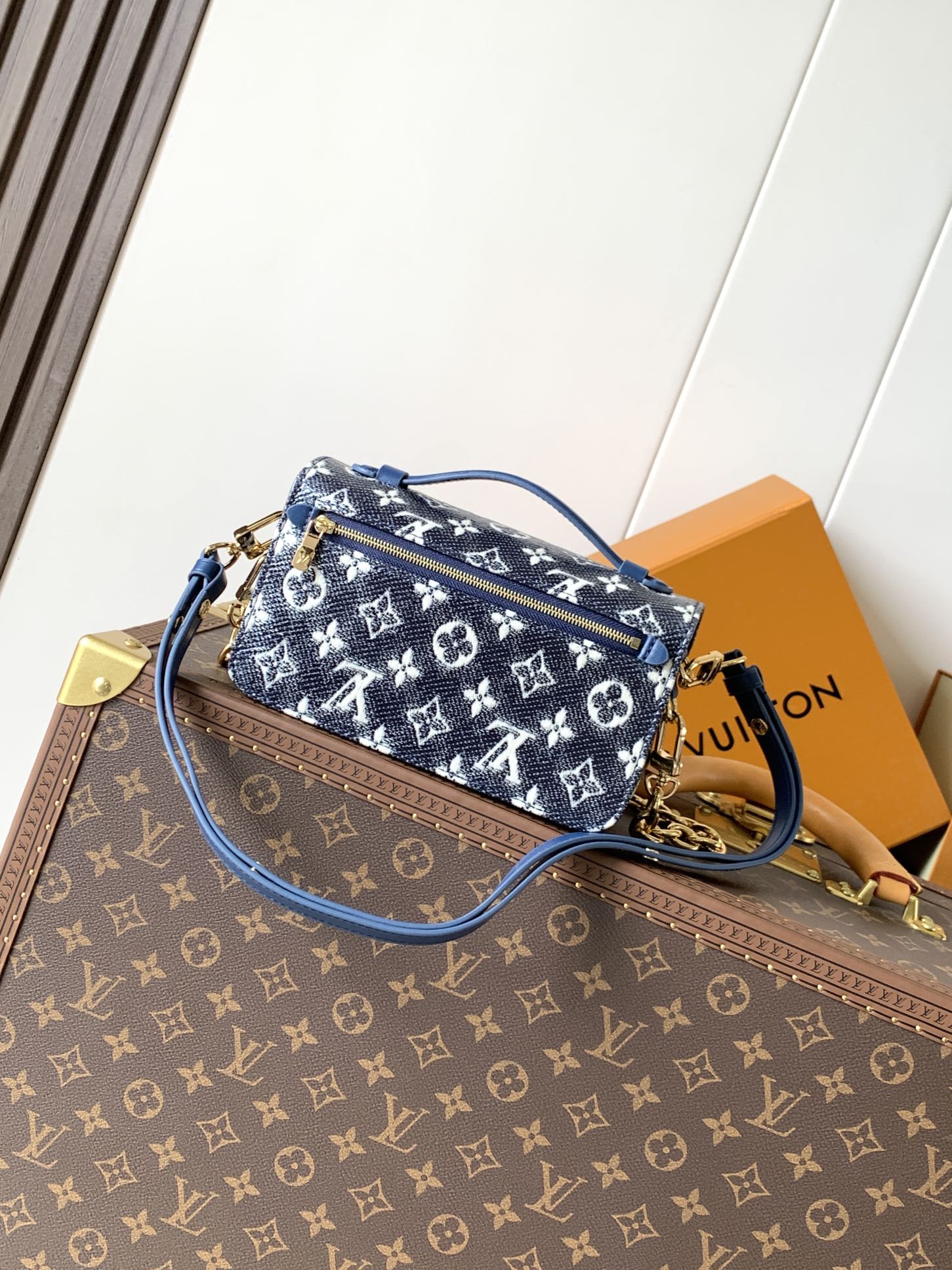 LV Pochette Métis East West 21.5cm Blue Monogram Canvas GHW mysite