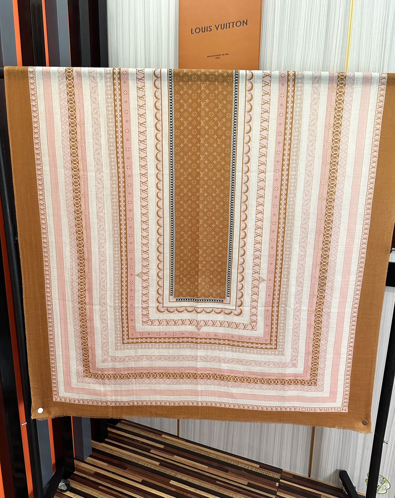 SCARF 200 CM IN COLORFUL CASHMERE 394891 mysite