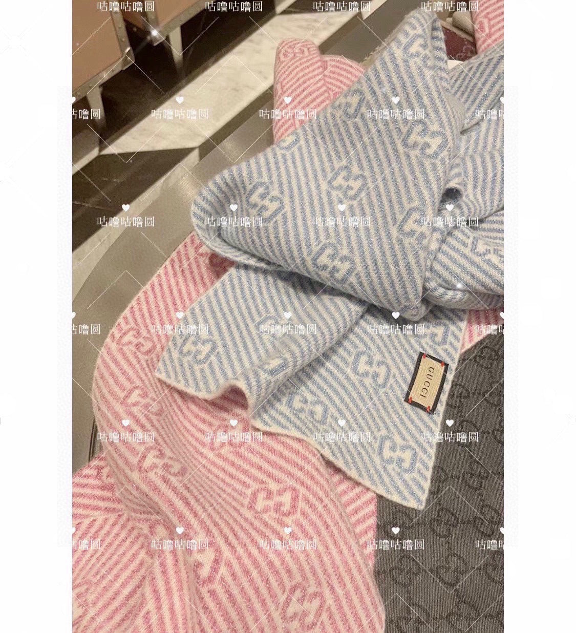 SCARF 180 CM IN ELECTRIC BLUE WOOL 405525 mysite