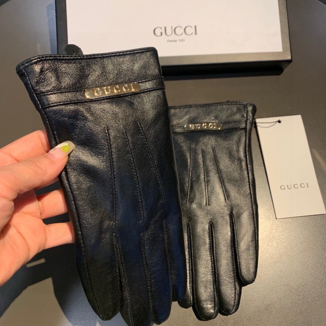 TOUCHSCREEN LAMBSKIN GLOVES BLACK 456312 mysite