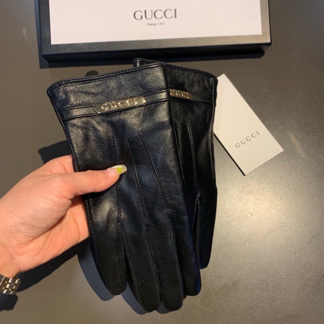 TOUCHSCREEN LAMBSKIN GLOVES BLACK 456312 mysite