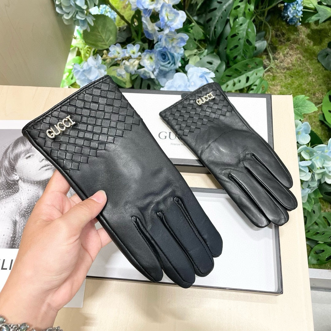 GLOVES IN BLACK SHEEPSKIN 456295 mysite