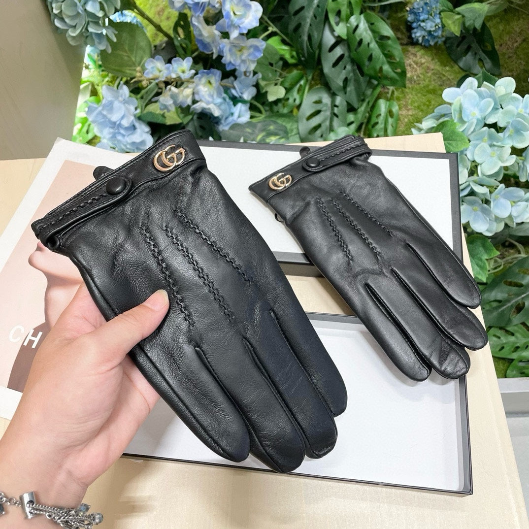 GLOVES IN BLACK SHEEPSKIN 458538 mysite