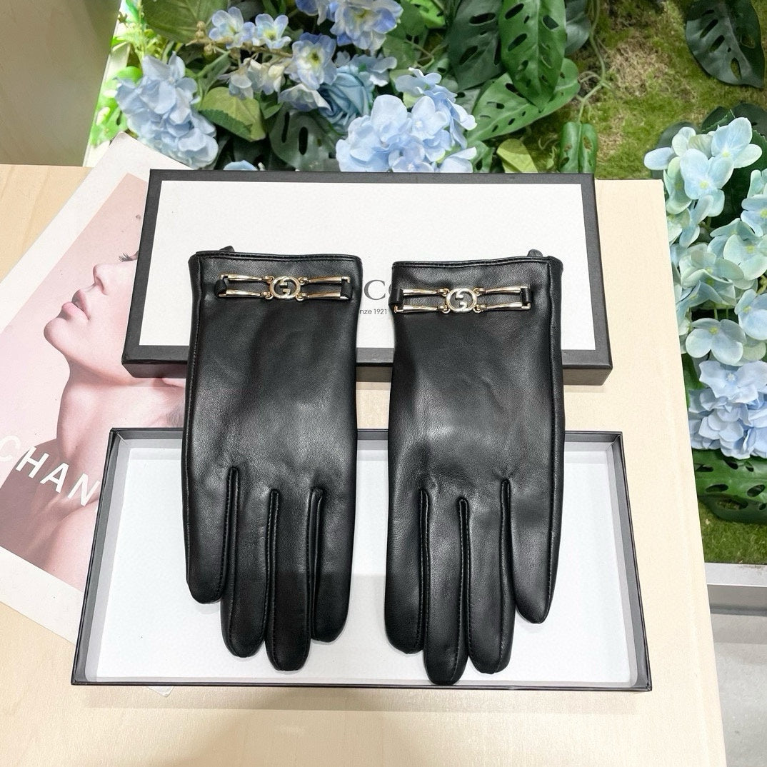 TOUCHSCREEN GLOVES IN BLACK LAMBSKIN 464986 mysite