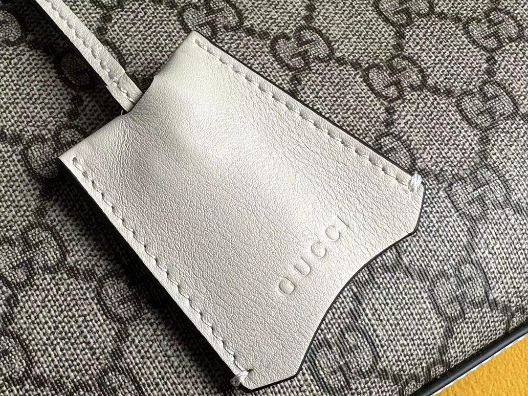 GG PADLOCK 32 SHOULDER BAG BEIGE CANVAS AND WHITE CALFSKIN mysite