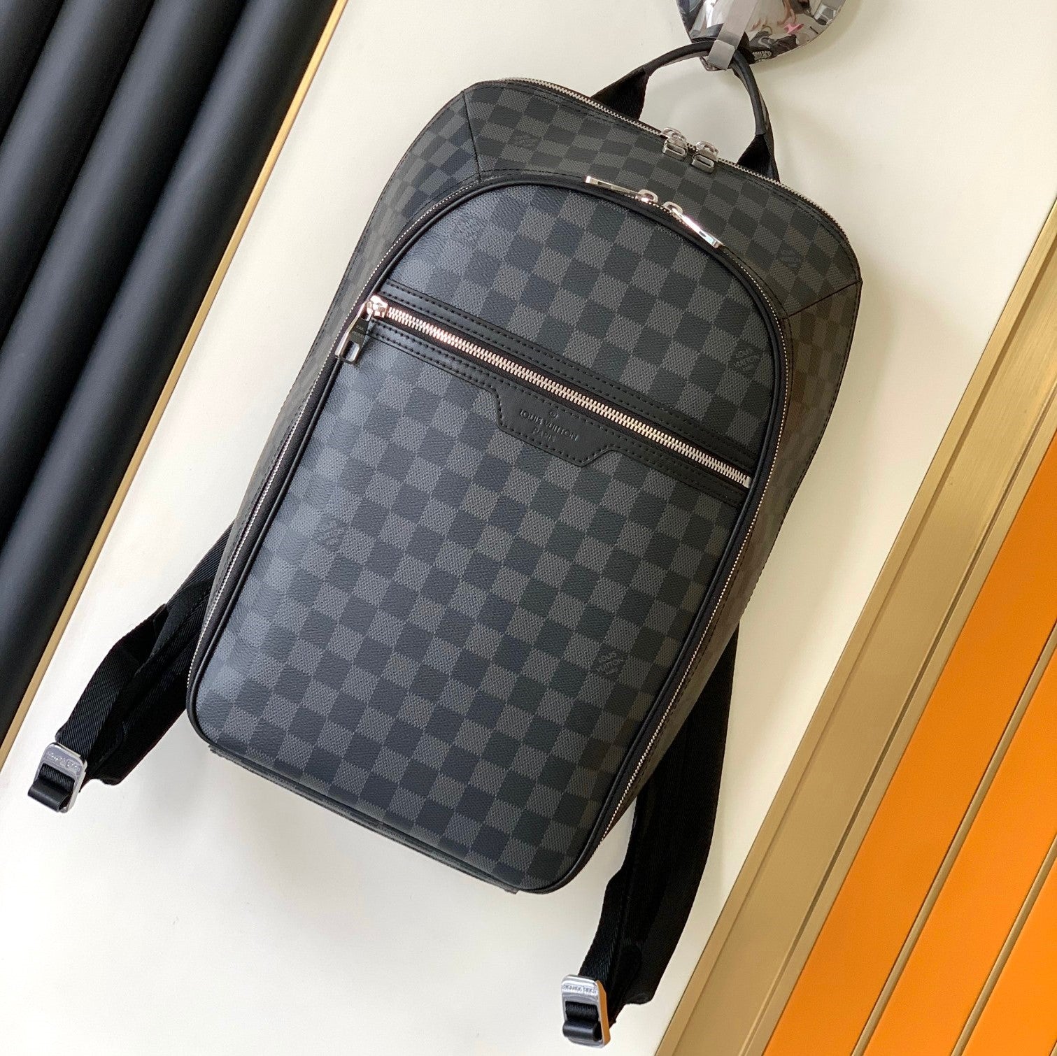LV Michael Backpack Black Damier Graphite Canvas mysite