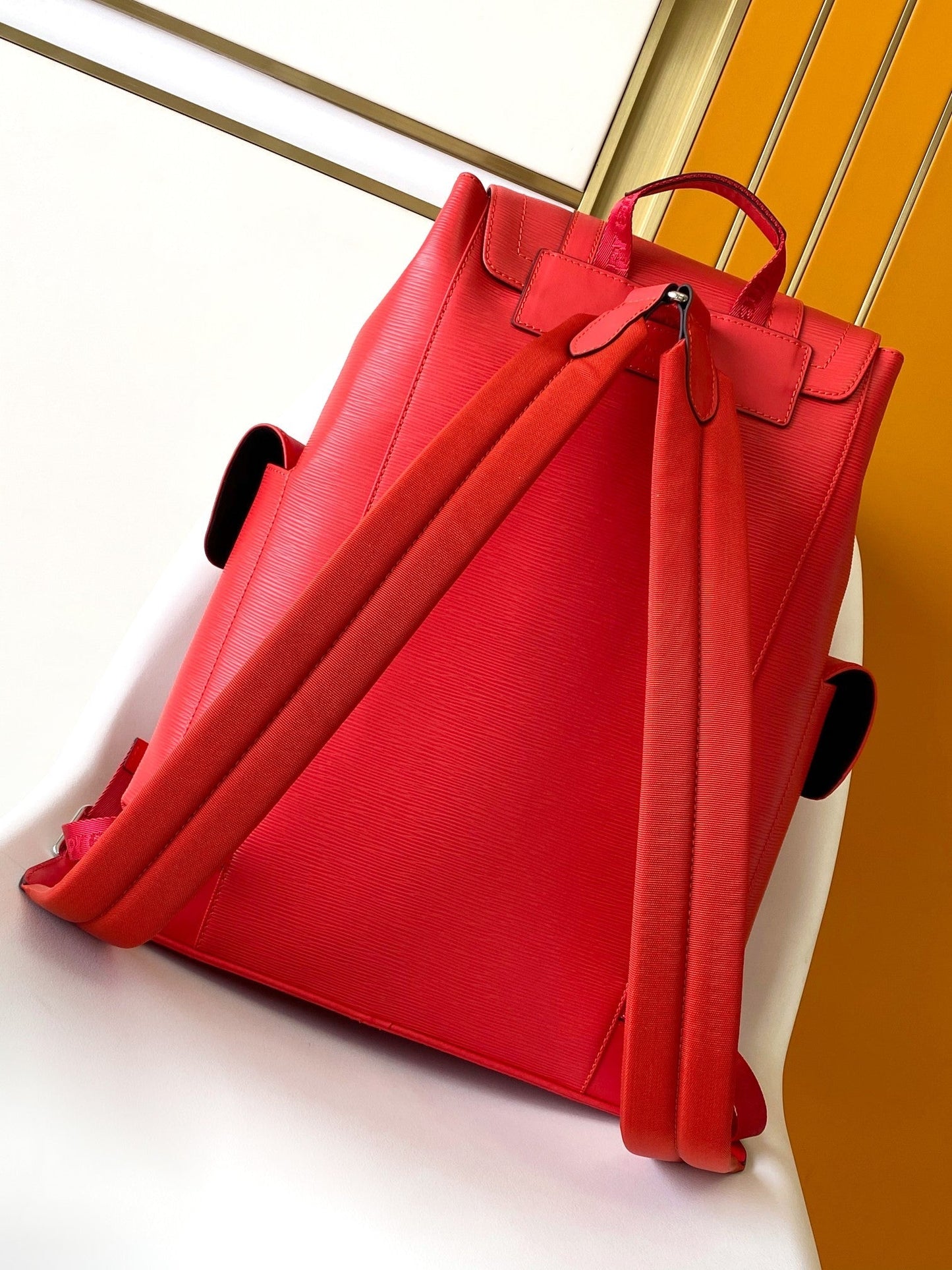 LV x Supreme Christopher Backpack Red Epi XL Cowhide 268773 mysite