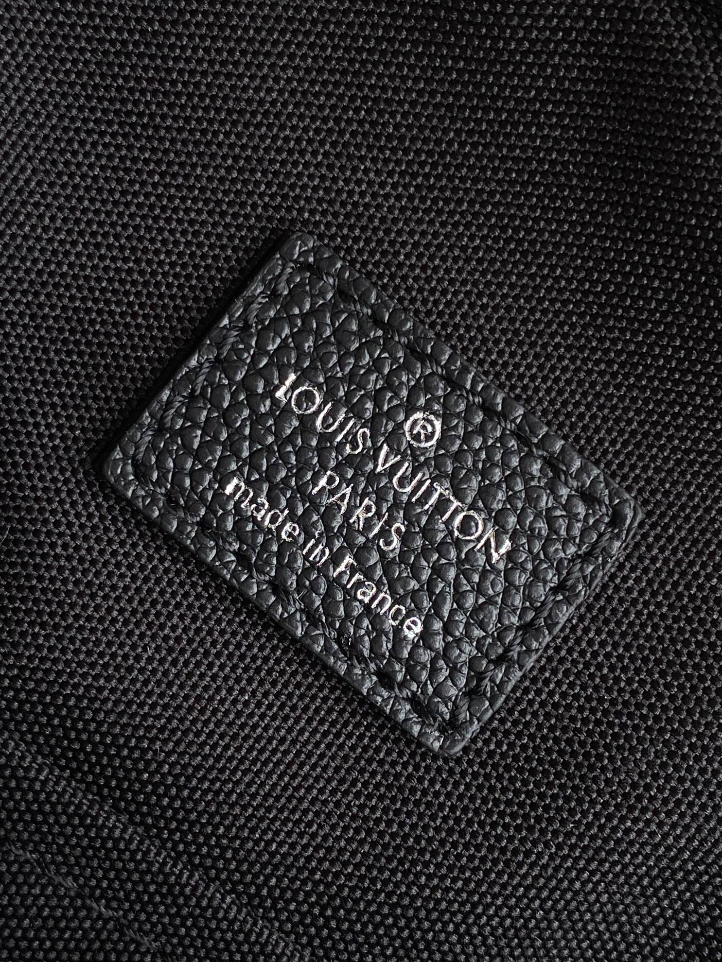 Lv Avenue Slingbag Black Damoflage Black Canvas- Black Metal mysite