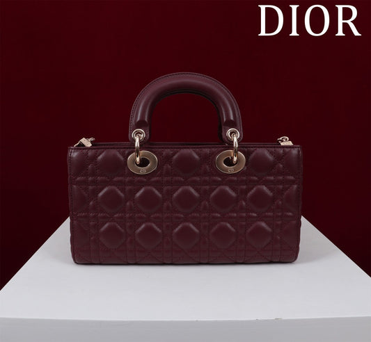 medium lady d-joy 26 burgundy lambskin mysite