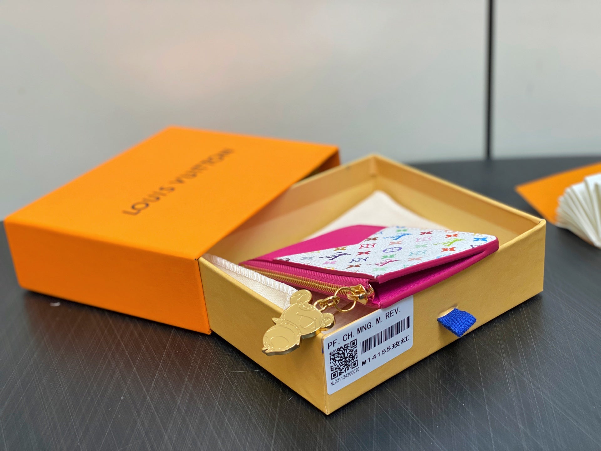 LV x TM ROMY Wallet Pink Gold Leather 329909 mysite