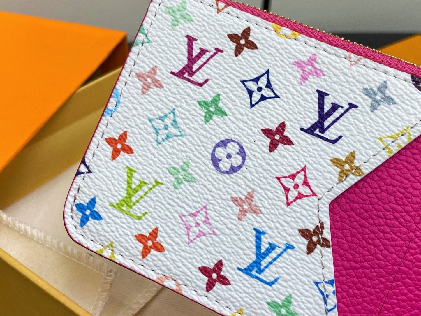 LV x TM ROMY Wallet Pink Gold Leather 329909 mysite