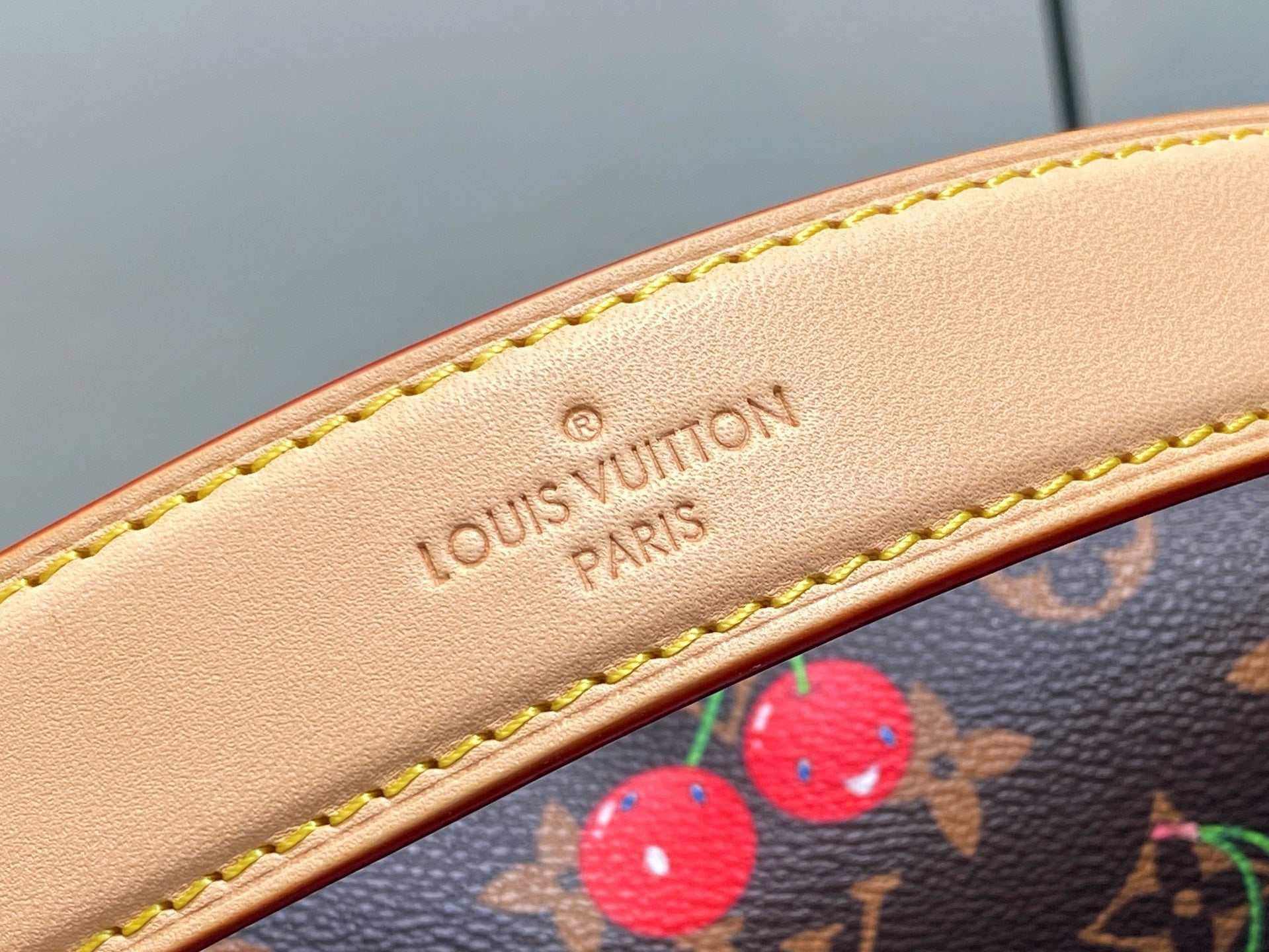 LV x TM Side Trunk MM 23.5cm Brown Cherry Canvas mysite