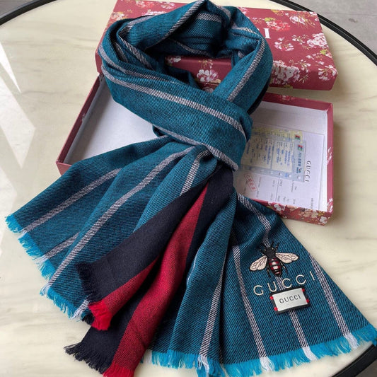 SCARF 200 CM IN COLORFUL CASHMERE 402211 mysite