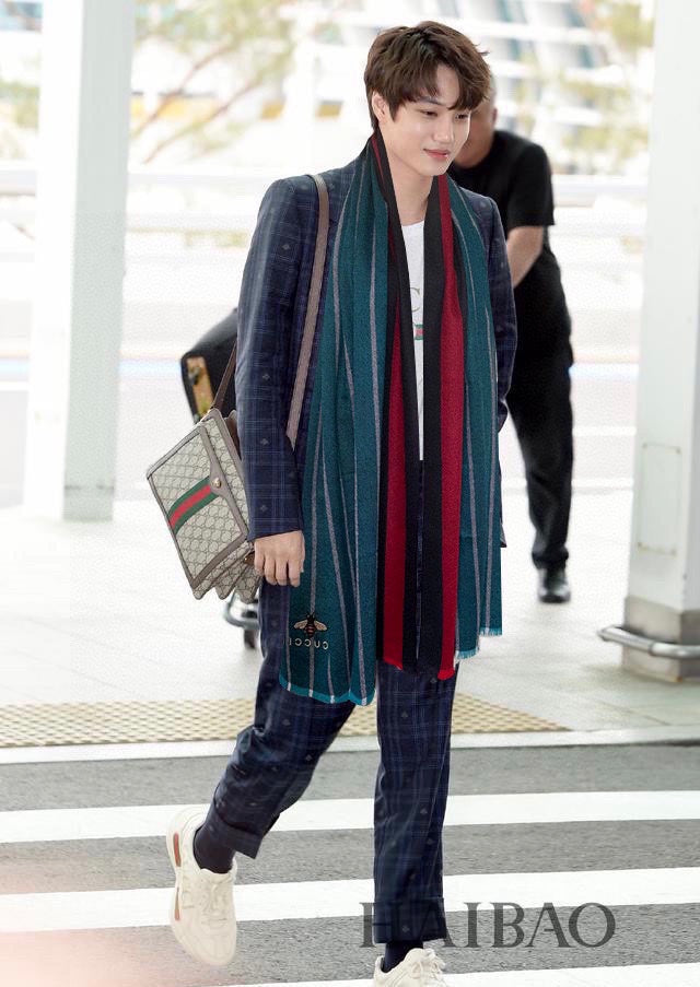 SCARF 200 CM IN COLORFUL CASHMERE 402211 mysite