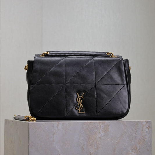 JAMIE 4.3 SMALL BAG 25 IN BLACK LAMBSKIN GOLD HARDWARE mysite