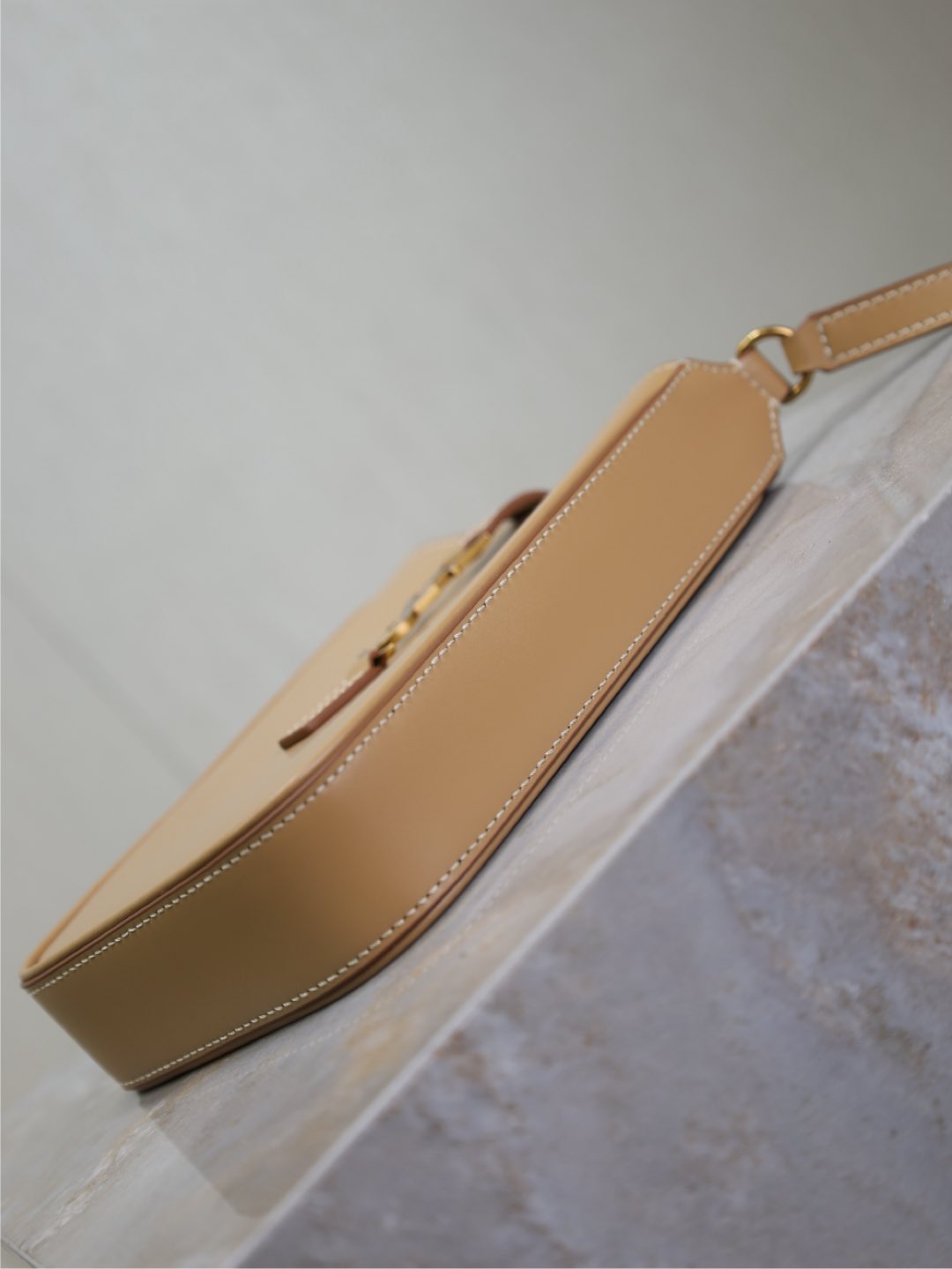 LE 5 À 7 PHONE BAG 18 IN CIDER BROWN CALFSKIN mysite