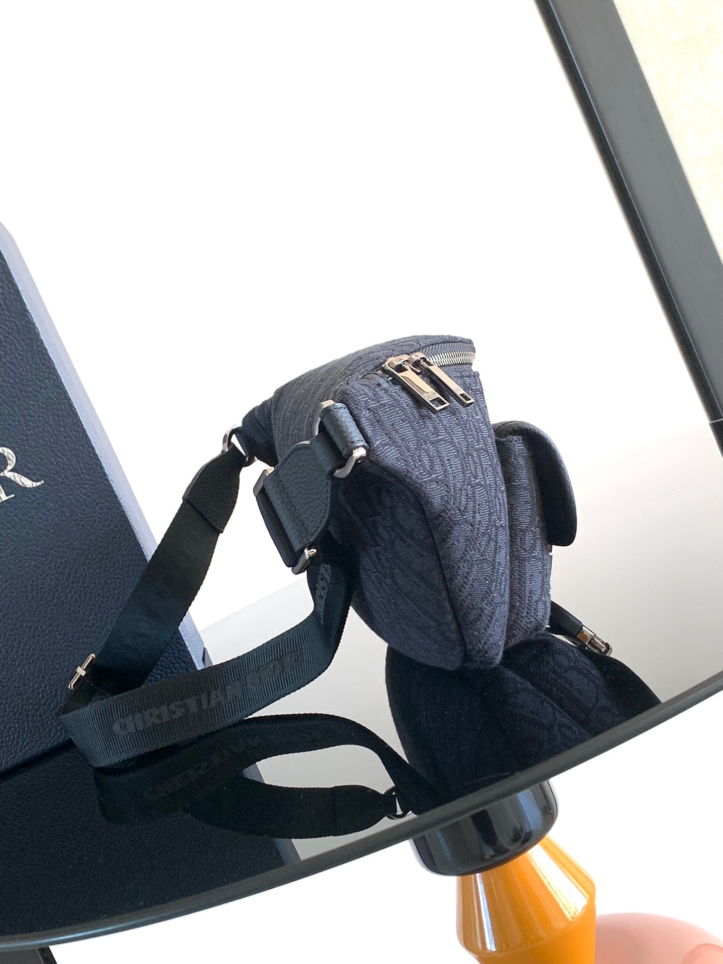 Dior 8 Waist Bag Black Frabic 336248 mysite