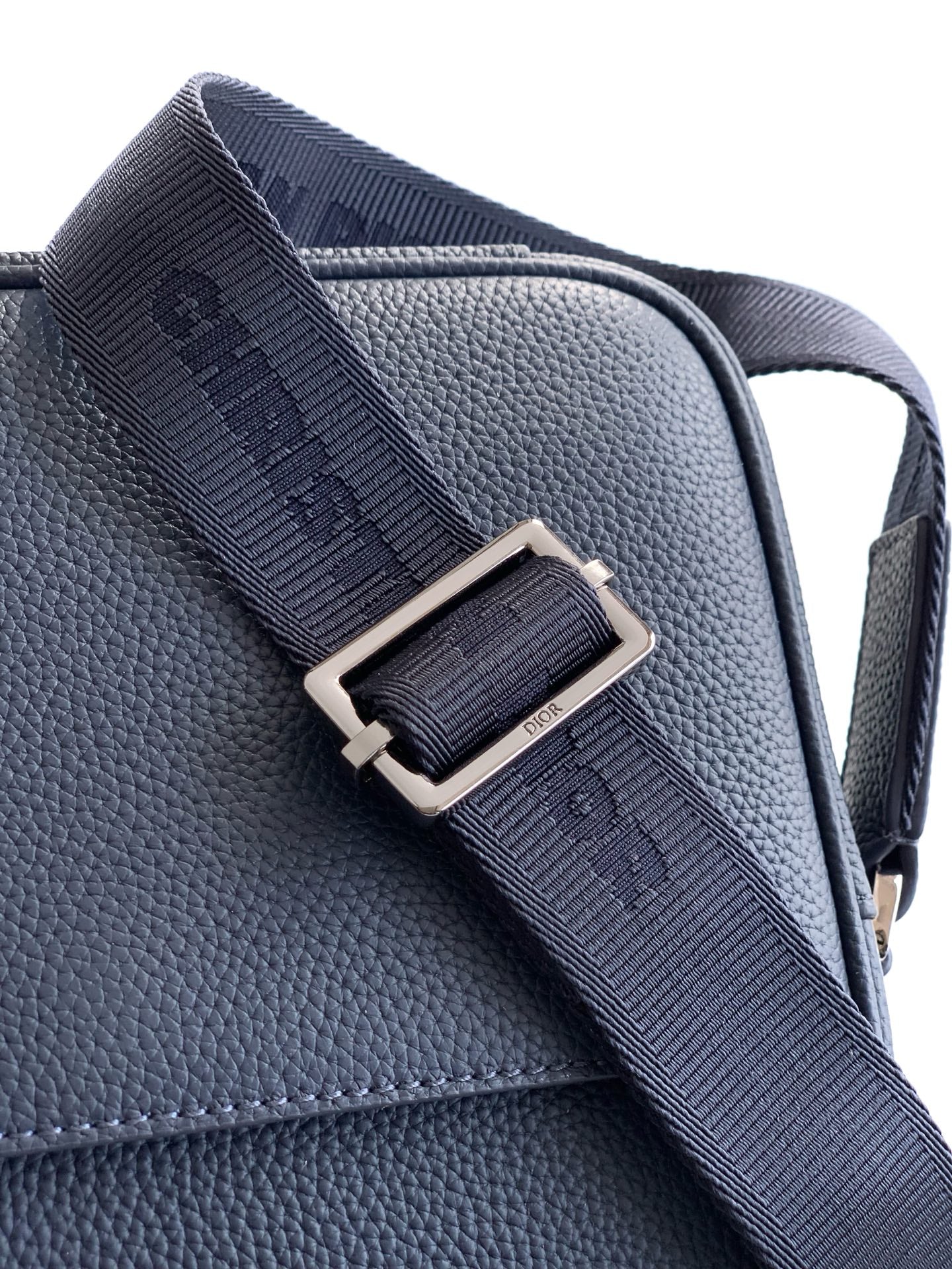 Dior Rider 2.0 Zippered Messenger Bag Navy Blue Cowhide 336245 mysite