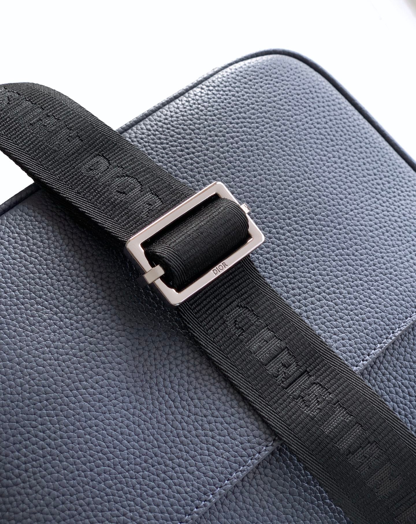 Dior Rider 2.0 Zippered Messenger Bag Navy Blue Cowhide 336236 mysite