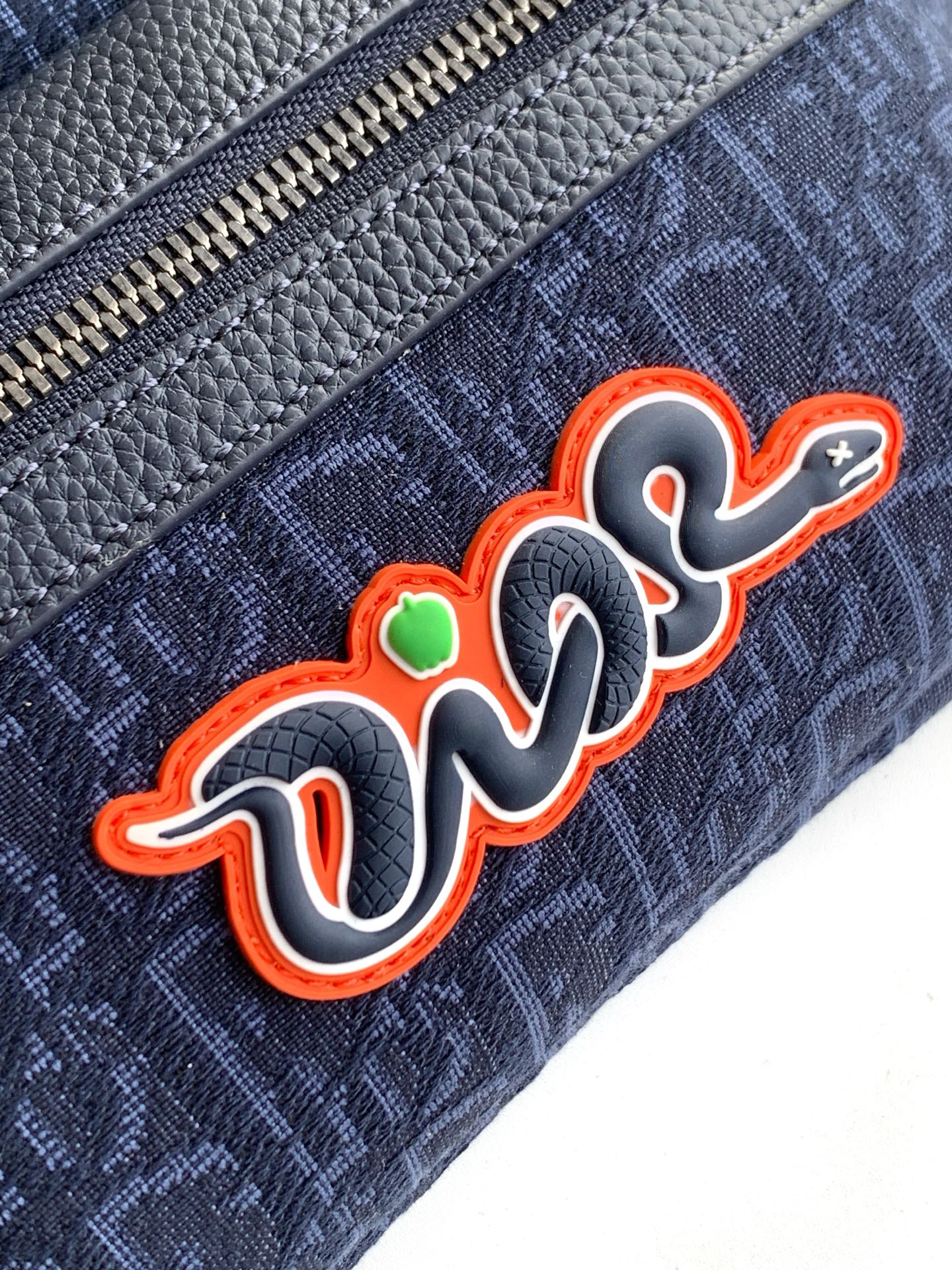 Dior Rider 2.0 Zipper Waist Bag Navy Blue Cowhide 336230 mysite