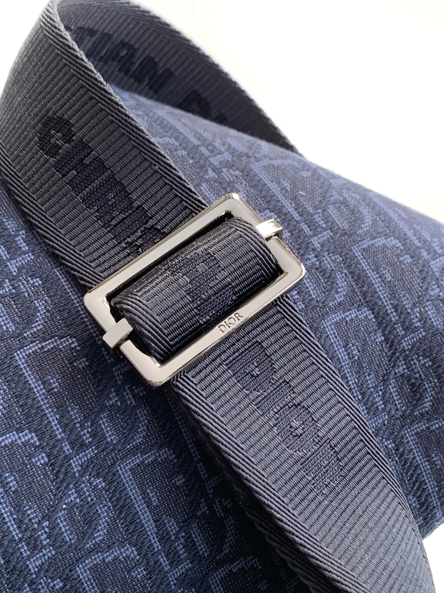 Dior Rider 2.0 Zipper Waist Bag Navy Blue Cowhide 336230 mysite