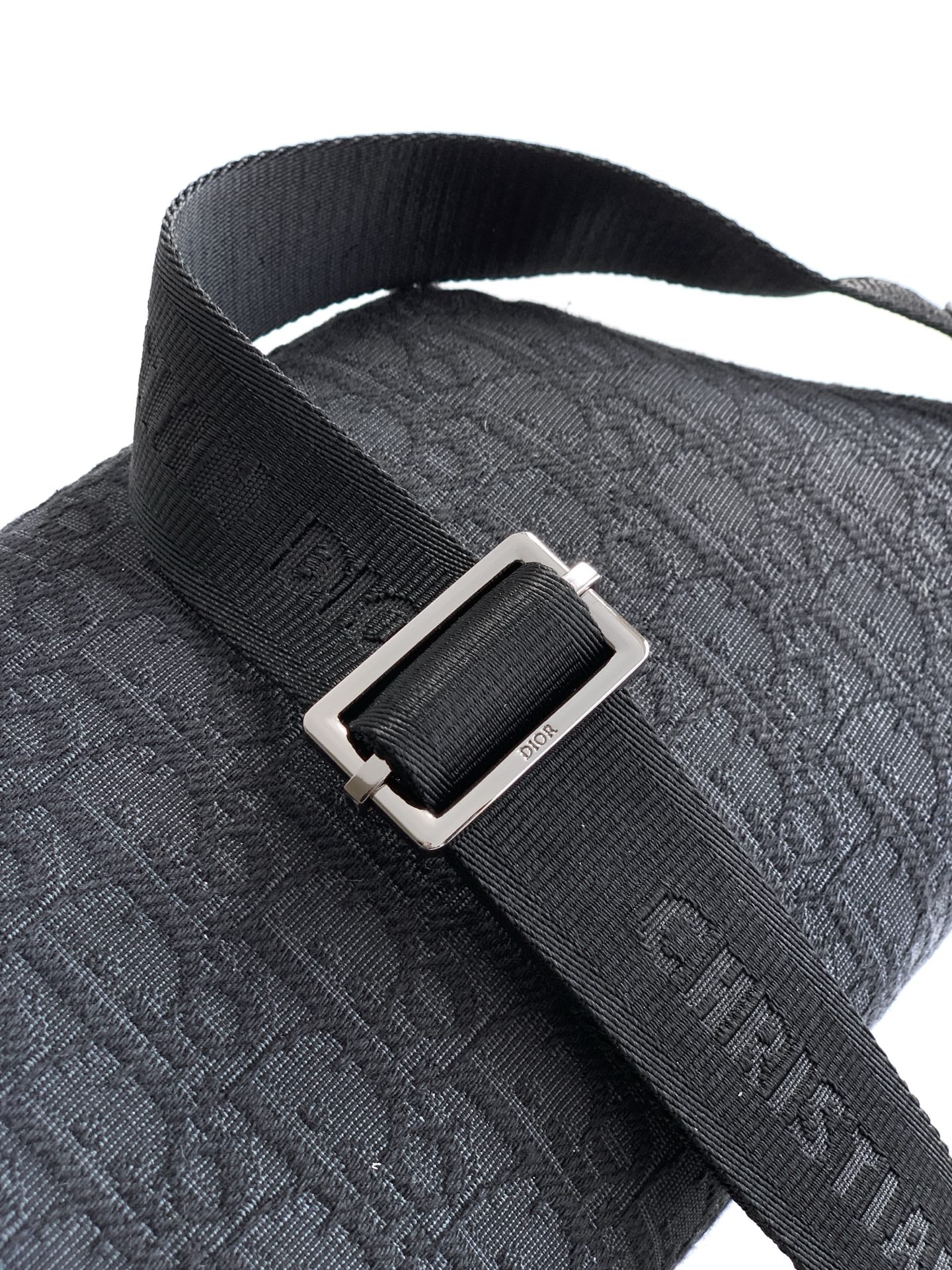 Dior Rider 2.0 Zipper Waist Bag Black Cowhide 336227 mysite