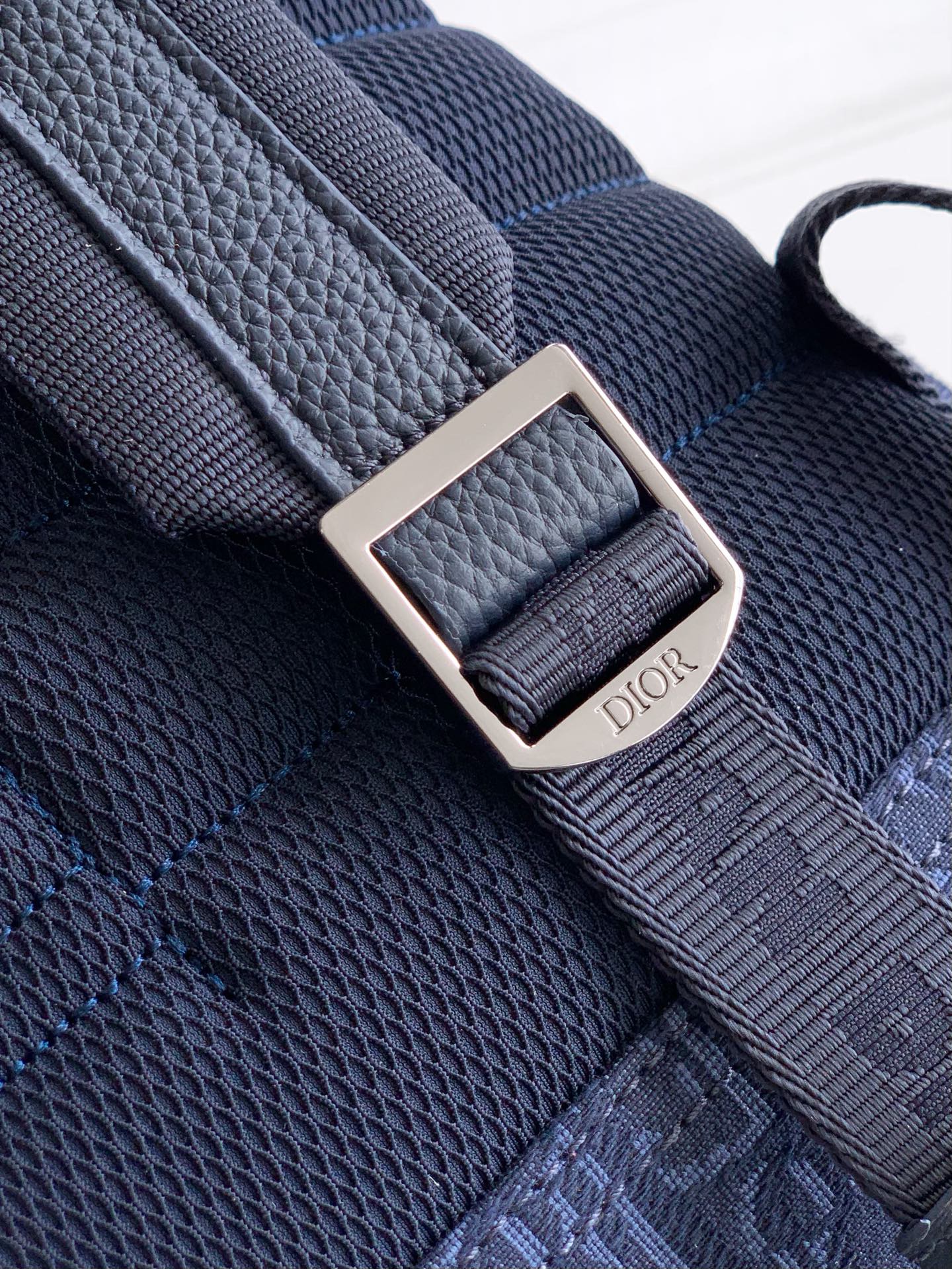 Dior Rider 2.0 Zipper Backpack Navy Blue Cowhide 336223 mysite