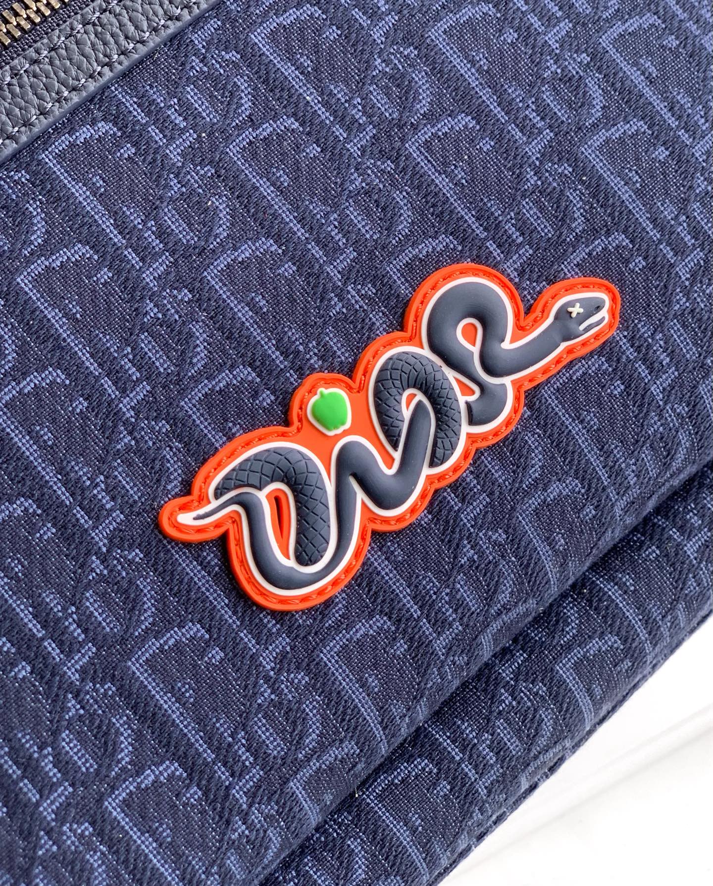 Dior Rider 2.0 Zipper Backpack Navy Blue Cowhide 336223 mysite