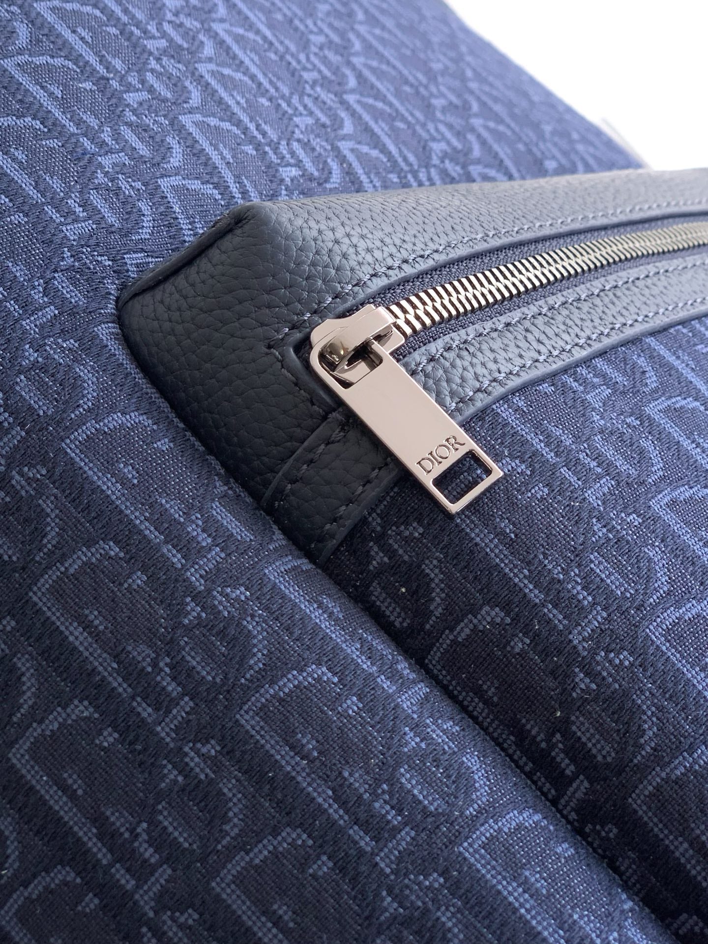 Dior Rider 2.0 Zipper Backpack Navy Blue Cowhide 336223 mysite