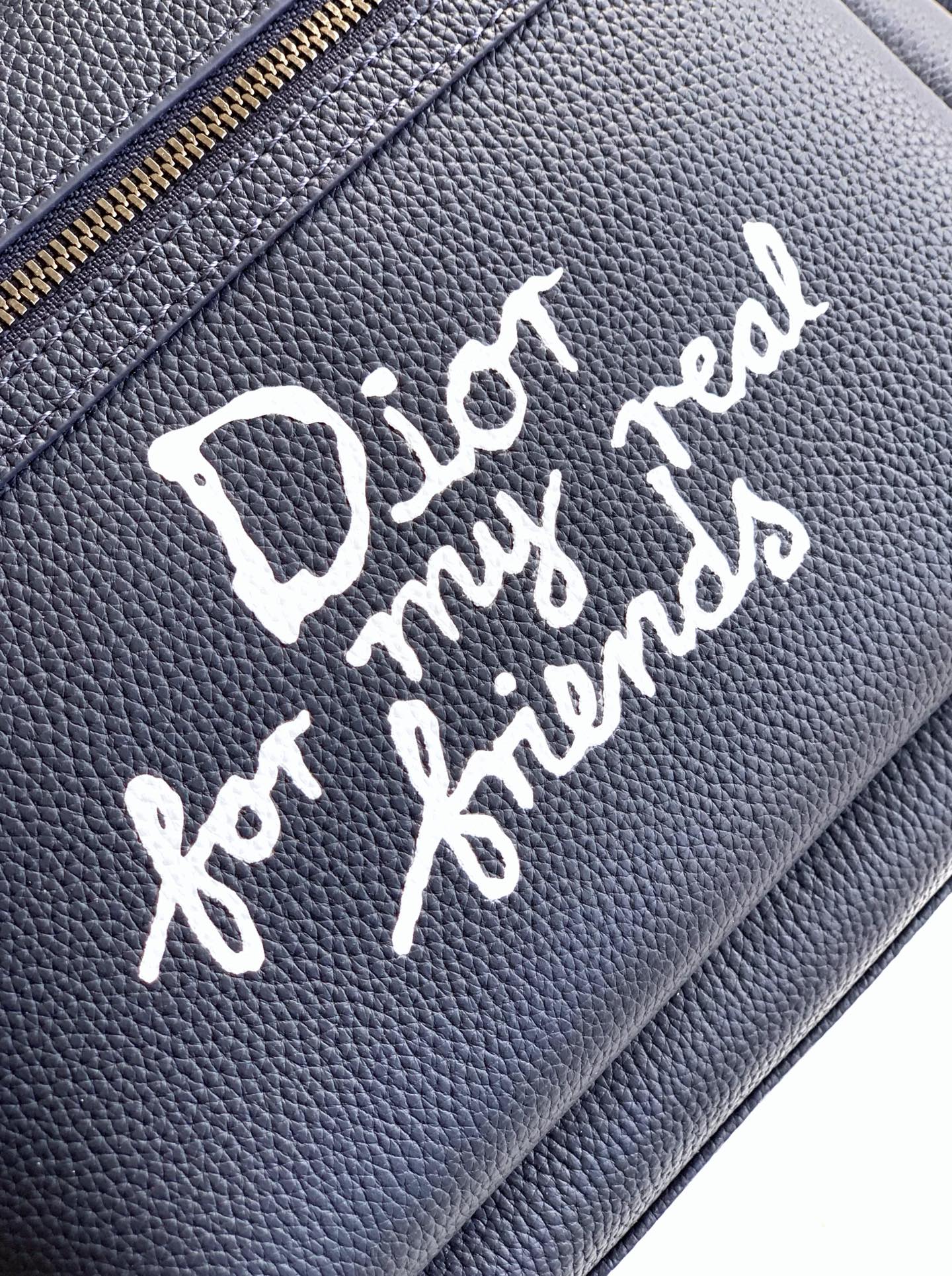 Dior Rider 2.0 Zipper Backpack Navy Blue Cowhide 336239 mysite