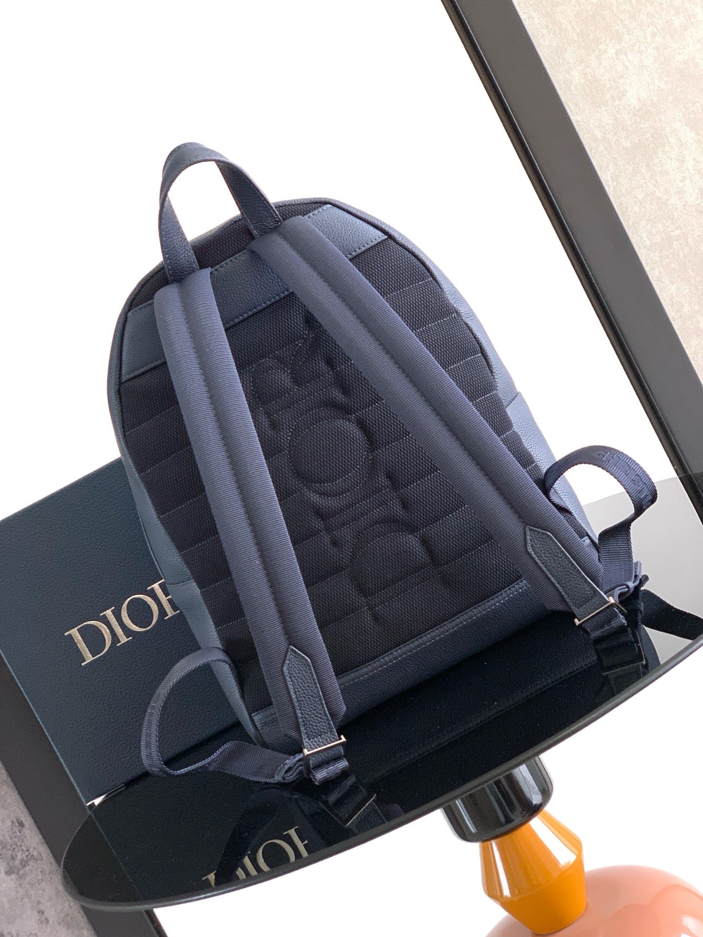 Dior Rider 2.0 Zipper Backpack Navy Blue Cowhide 336239 mysite