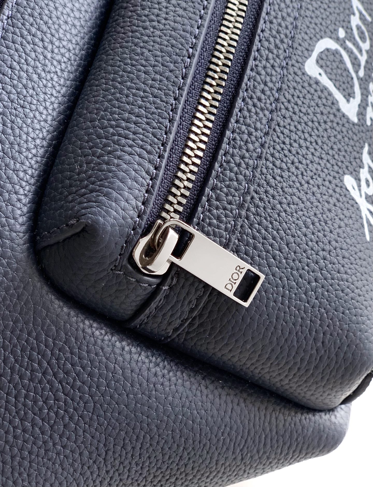 Dior Rider 2.0 Zipper Waist Bag Navy Blue Cowhide 336242 mysite