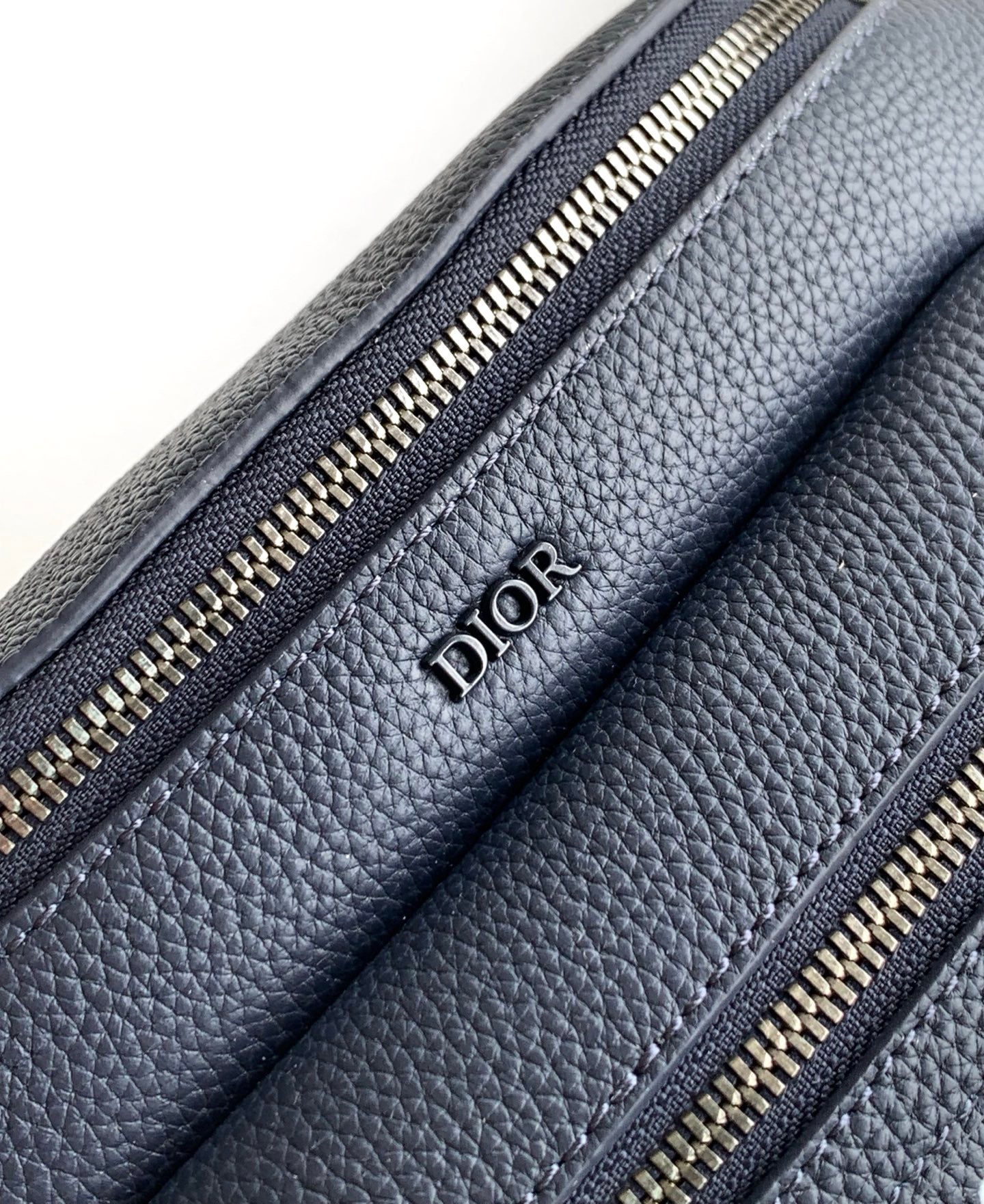 Dior Rider 2.0 Zipper Waist Bag Navy Blue Cowhide 336242 mysite