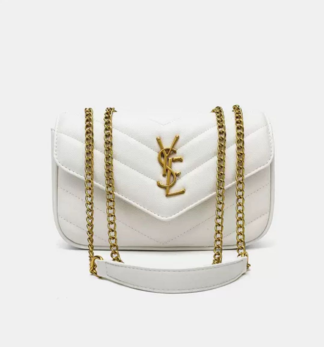 L-Y Leather Mini Chain Adjustable Handbag Wallet-s mysite