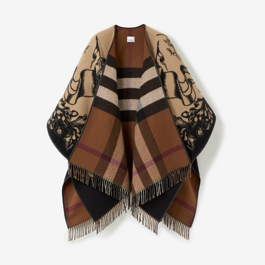 Double-sided Jacquard Cape mysite