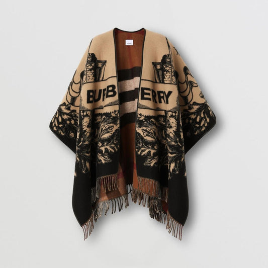 Double-sided Jacquard Cape mysite