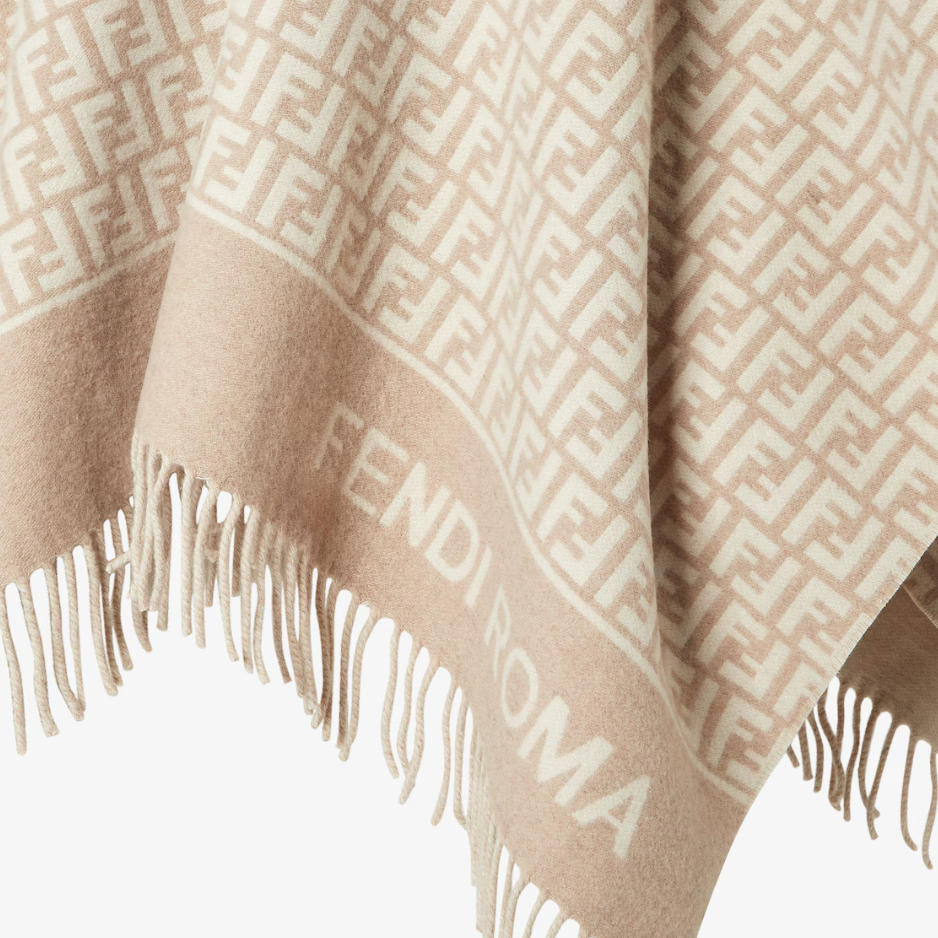 Retro Wool Jacquard Cape mysite