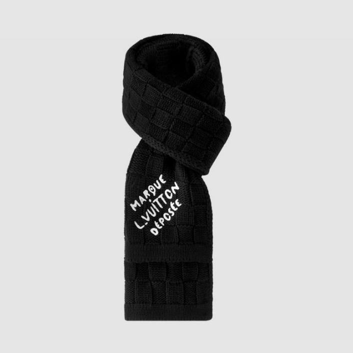 Plaid wool knit scarf mysite