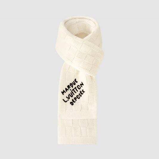 Plaid wool knit scarf mysite