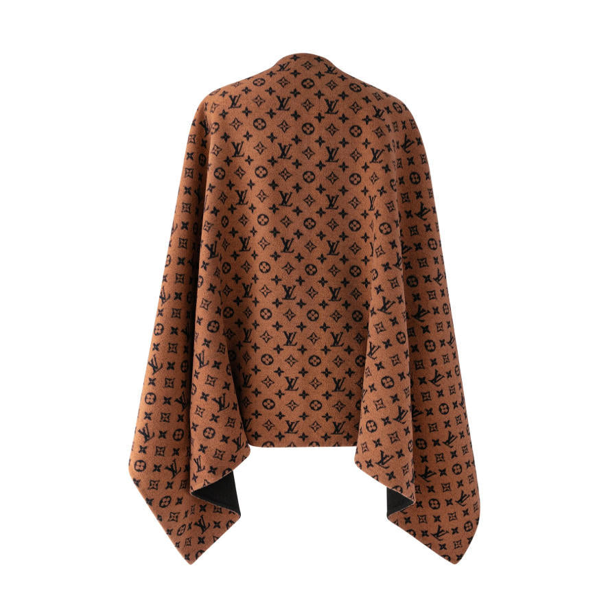 Vintage Cashmere Embossed Poncho mysite