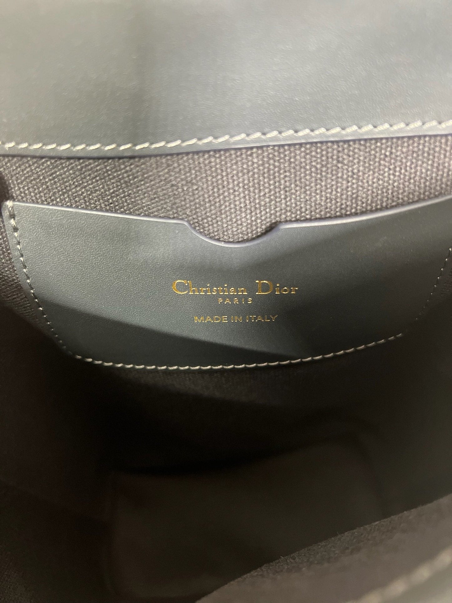 30 MONTAIGNE 13 24x24x9.5CM BLUE OBLIQUE EMBROIDERY mysite