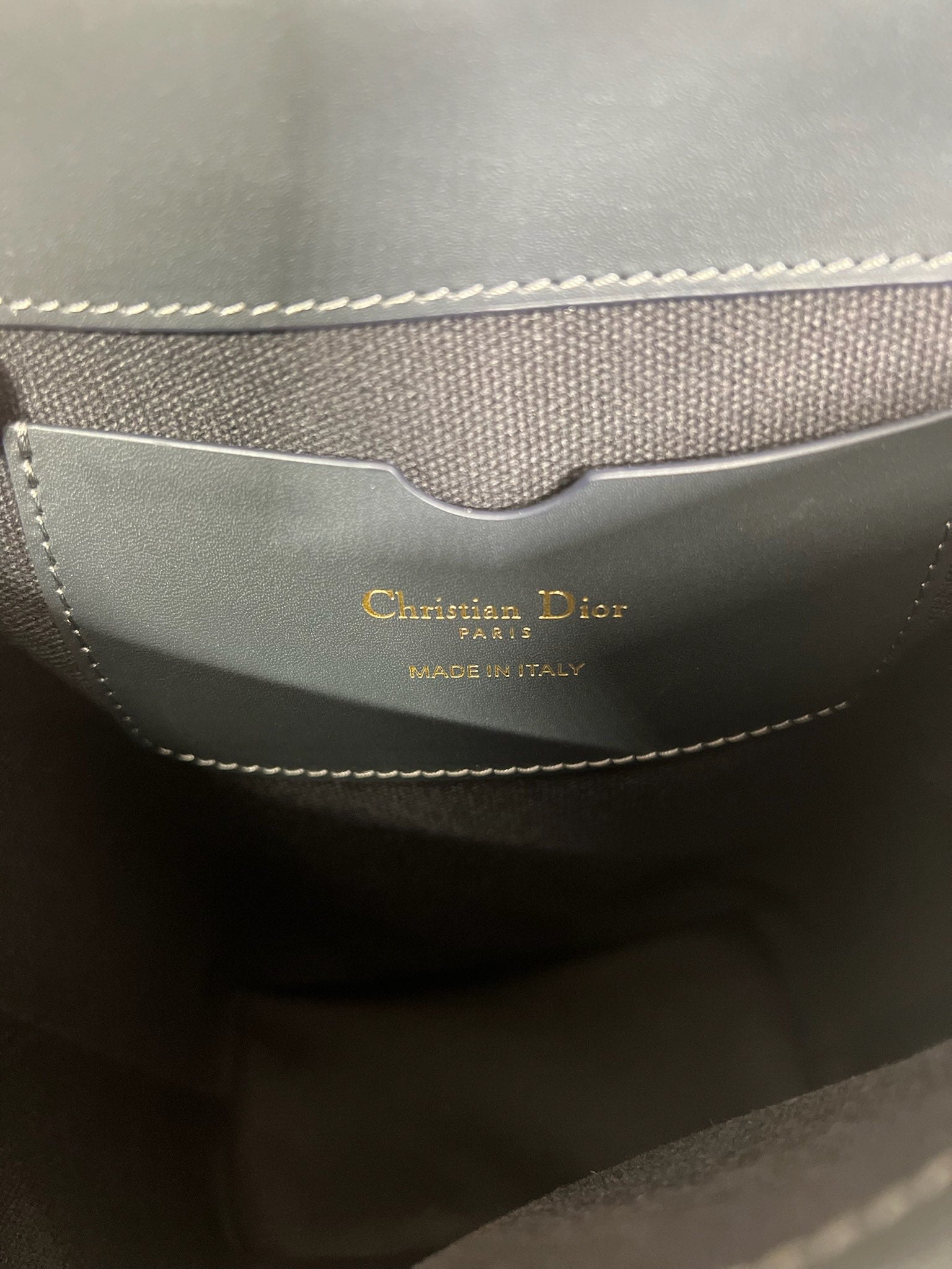 30 MONTAIGNE 13 24x24x9.5CM BLUE OBLIQUE EMBROIDERY mysite