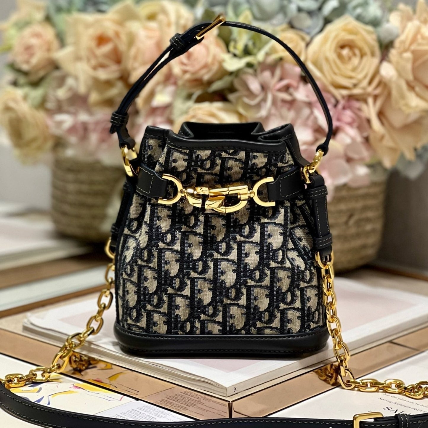 CEST CD 17CM BLUE OBLIQUE EMBROIDERY mysite