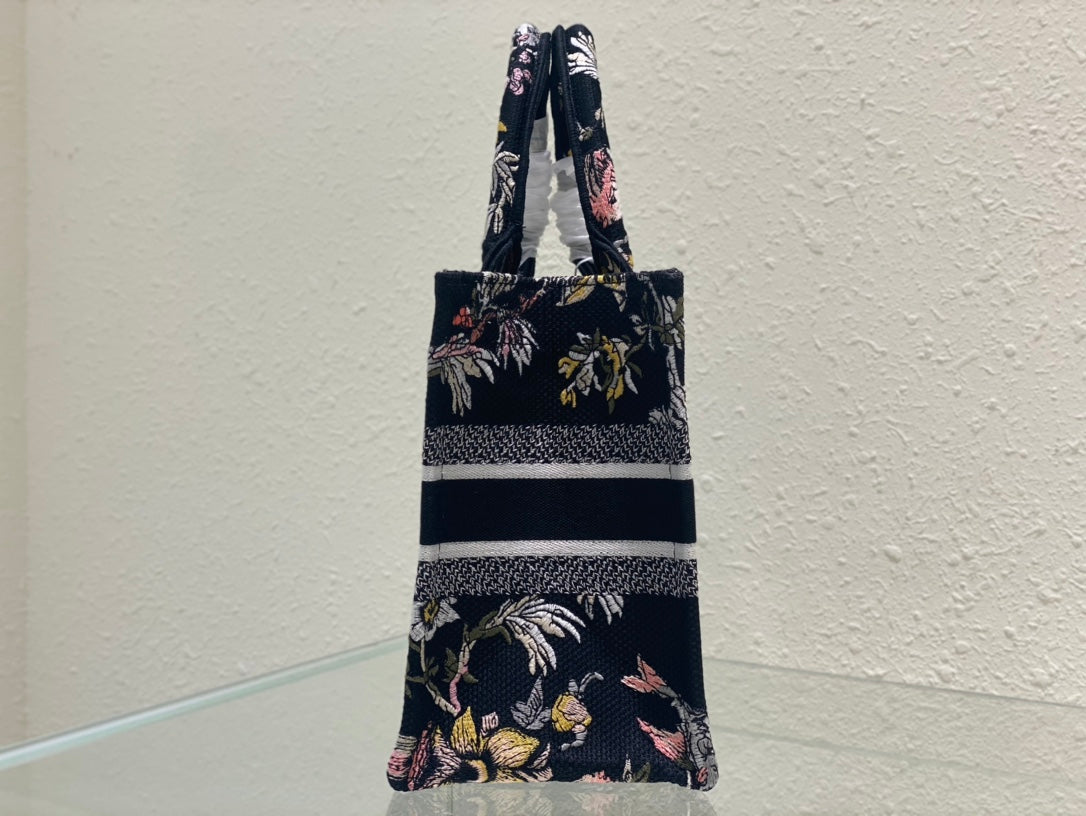 Small CD Book Tote 26.5cm Jardin Botanique Black mysite