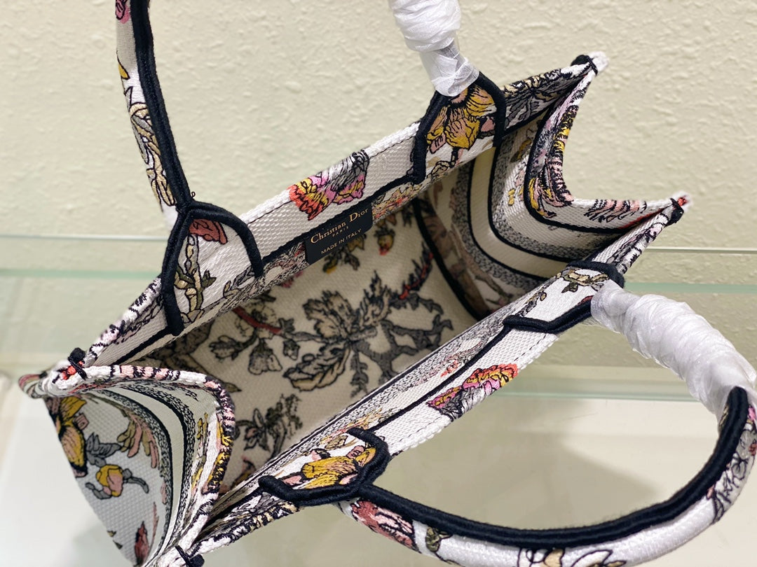 Small CD Book Tote 26.5cm Jardin Botanique White mysite