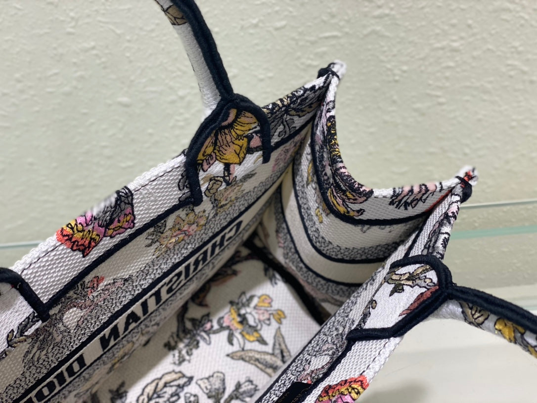 Small CD Book Tote 26.5cm Jardin Botanique White mysite